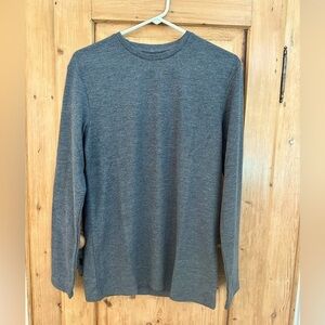 Level Ten Long Sleeve Tee Charcoal Gray Size Small NWT